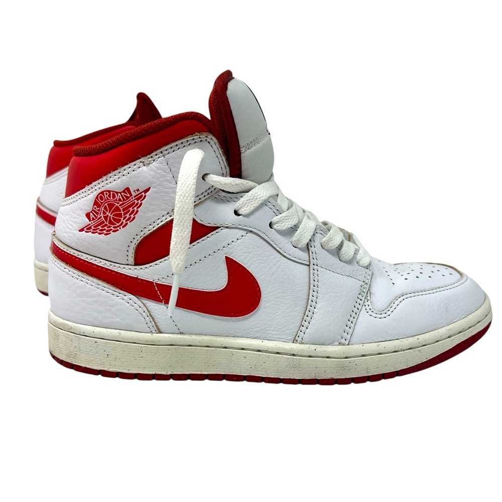 Nike Air Jordan 1 Mid SE White Dune Red